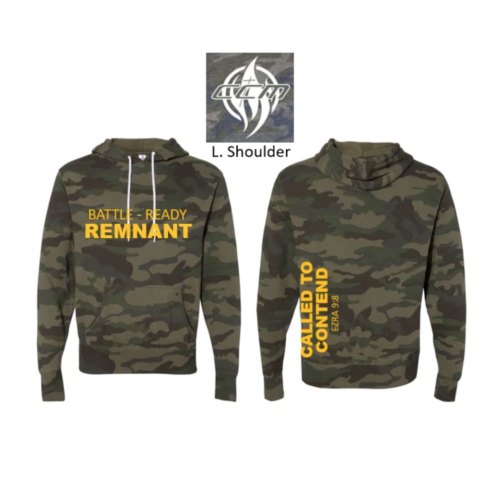 “Battle Ready Remnant” Sweater Hoody from Caleb Cooper