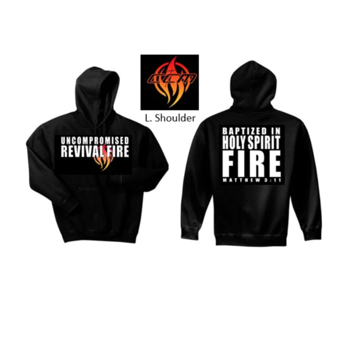 Uncompromised Revival Fire Sweater Hoodie from Caleb Cooper