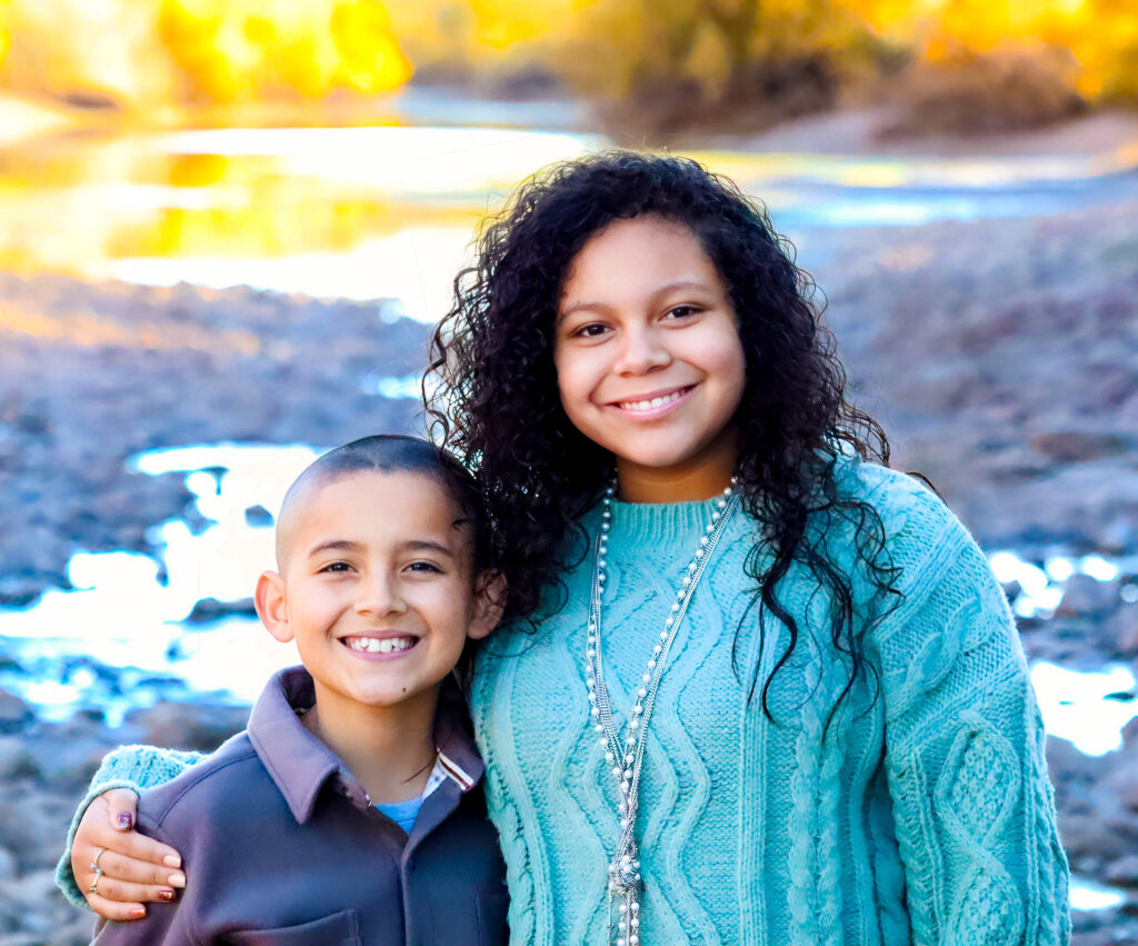 Izabella and Caleb Titus Cooper