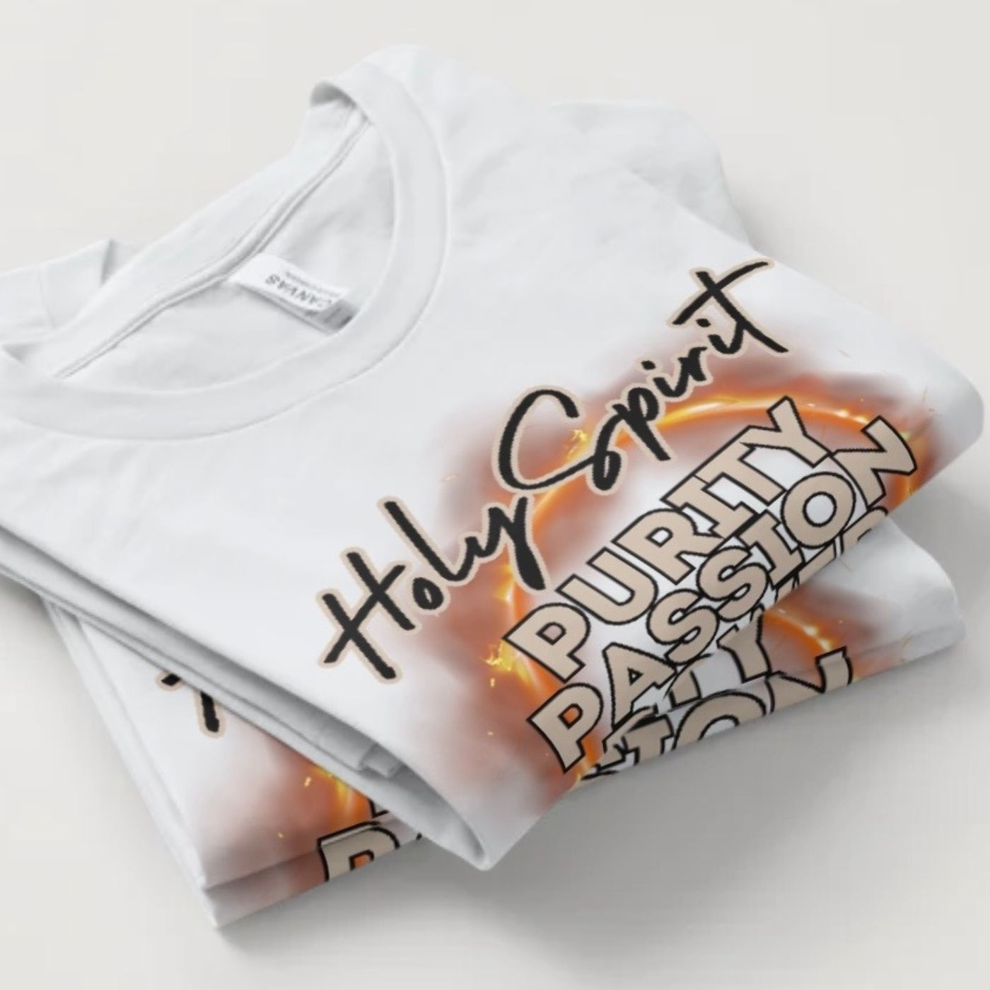Holy Spirit: Purity, Passion, Power Tee - Image 3