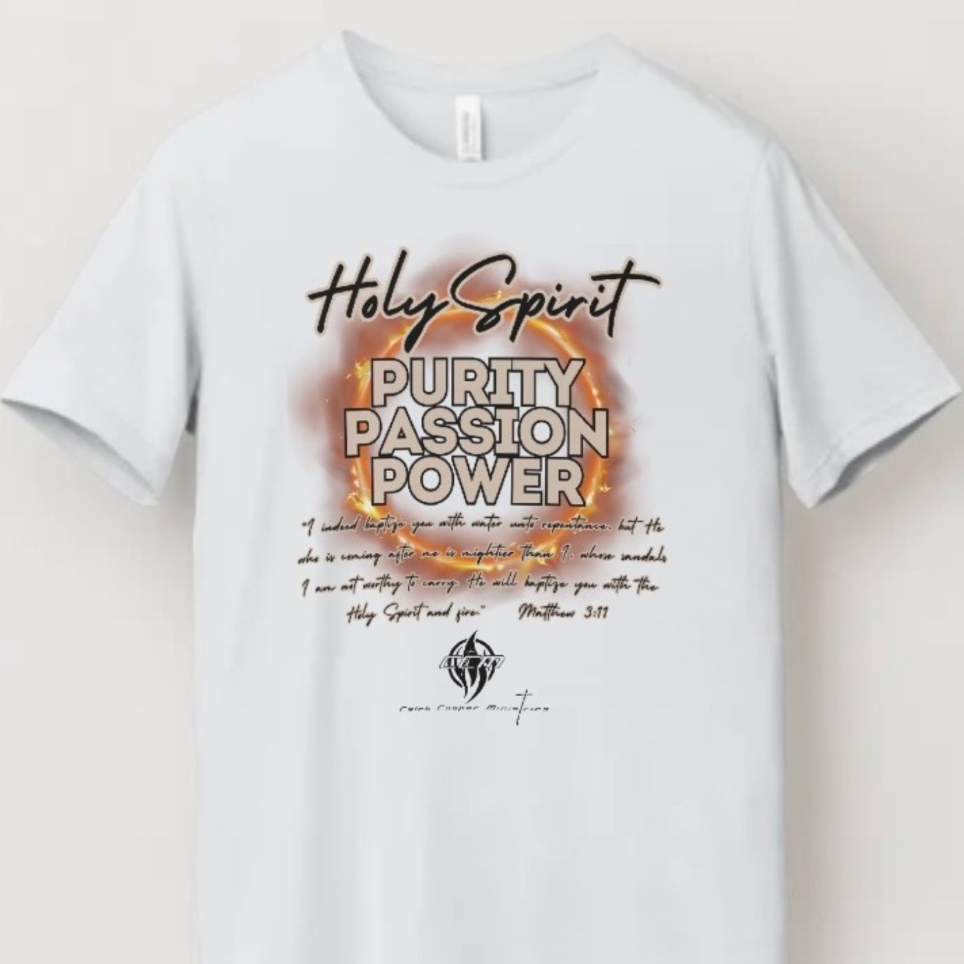 Holy Spirit: Purity, Passion, Power Tee - Image 4