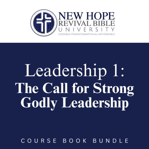 Leadership 1: The Call for Strong Godly Leadership, Course Book Bundle